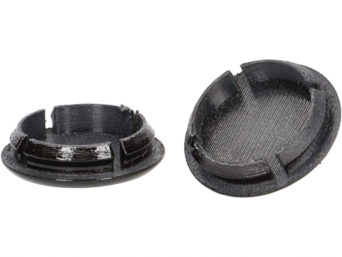 Abdeckkappen-Set Moto Nostra Spiegellöcher für Nero Deciso (94) für Vespa GTS 125 Keyless, GTS 300 HPE Keyless