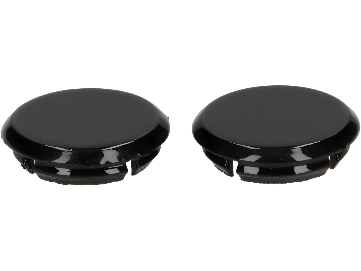 Abdeckkappen-Set Moto Nostra Spiegellöcher für Nero Convinto (98, A) für Vespa GTS 125 Keyless, GTS 300 HPE Keyless