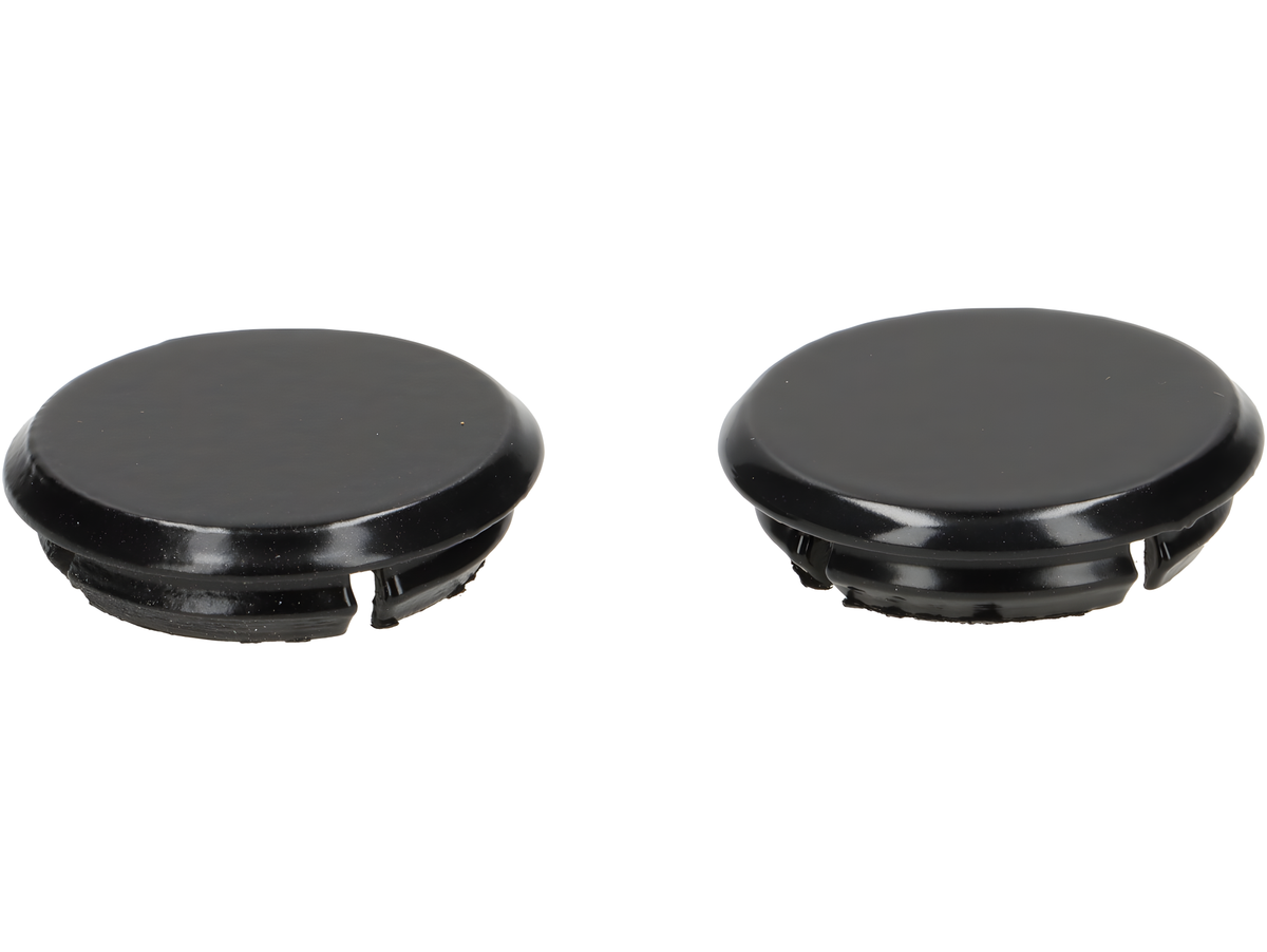 Abdeckkappen-Set Moto Nostra Spiegellöcher für Nero Convinto (99, C) für Vespa GTS 125 Keyless, GTS 300 HPE Keyless