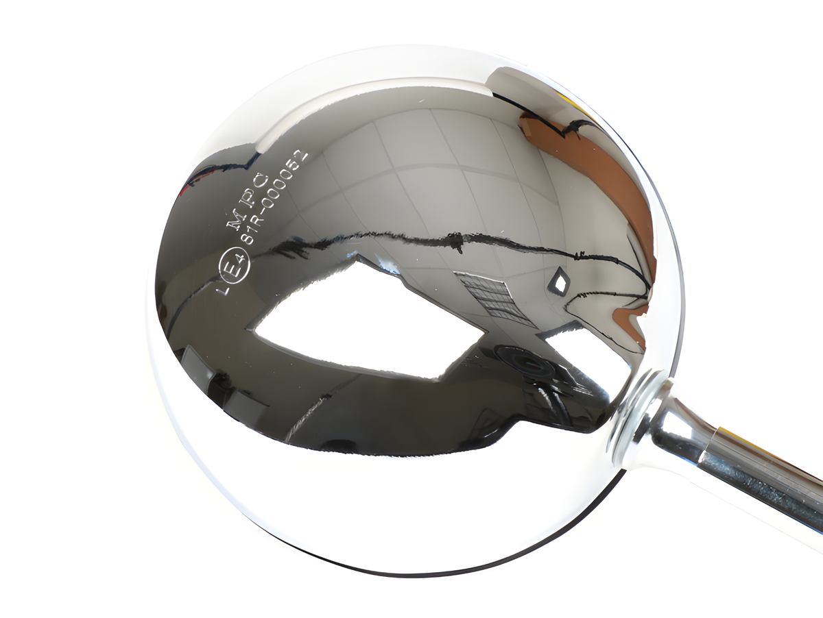 Spiegel Moto Nostra links / rechts, Chrom Optik für Vespa GTS 125 i.E. Super (2014-2016, Facelift), Piaggio LX50 2T (2009-2011), LX50 4T 4V (2009-2011)