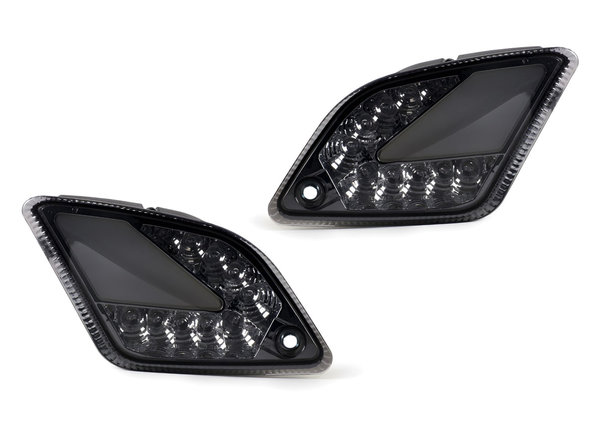 Blinker-Set Moto Nostra hinten dynamisches LED Lauflicht, Positionslicht, E-Prüfzeichen, Smoked für Vespa GT, GTL, GTV, GTS 125-300