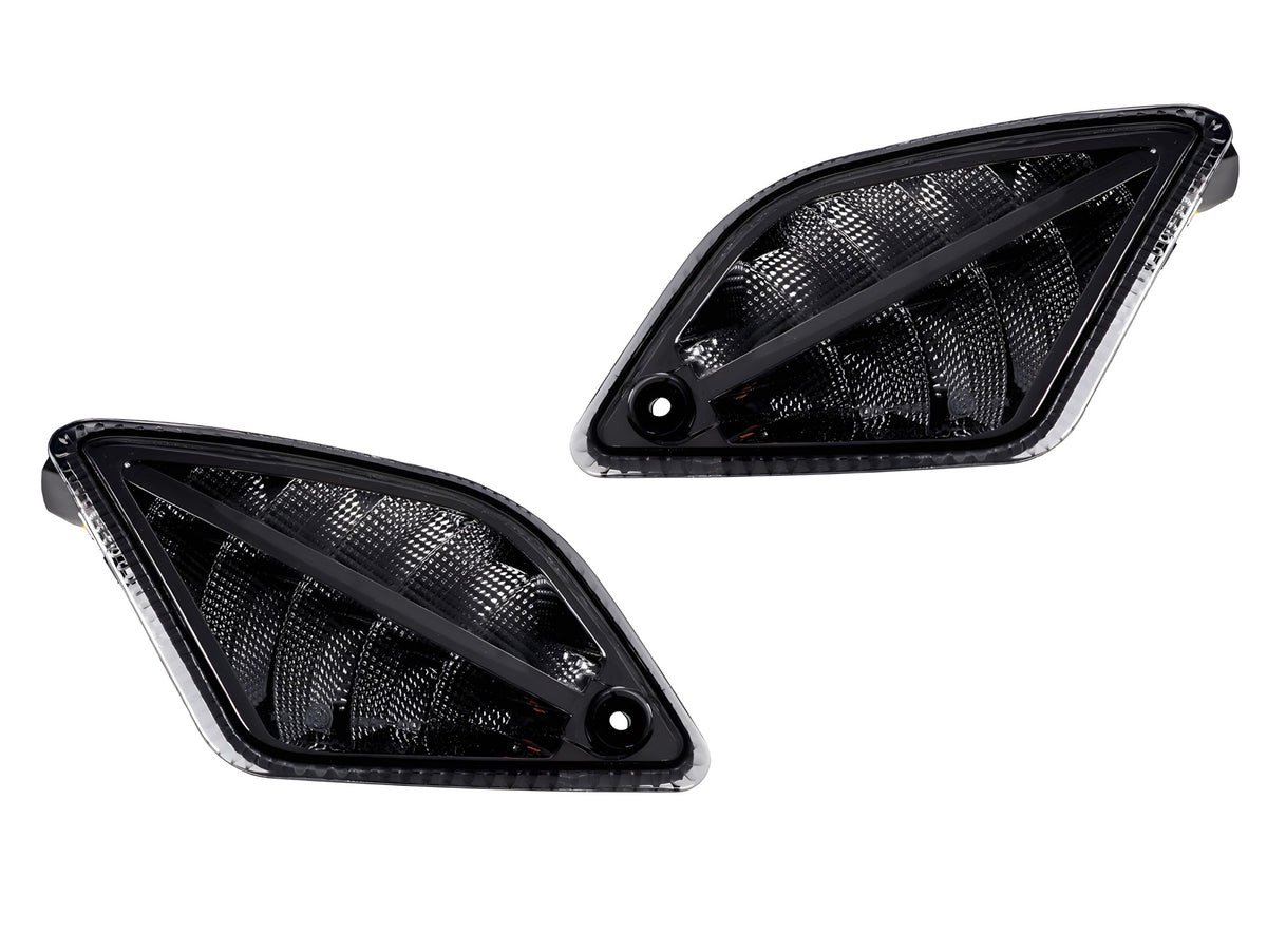 Blinker-Set Moto Nostra hinten 2K22 dynamisches LED Lauflicht, Positionslicht, E-Prüfzeichen, Smoked für Vespa GT, GTL, GTV, GTS 125-300