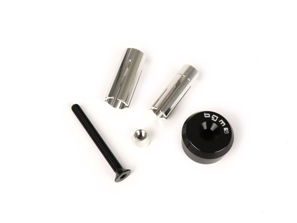 Montagekit für Lenkerendenspiegel BGM für Vespa GT, GTS, GTL, GTV 125-300 + universal Klemmung