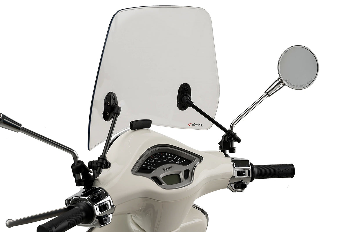 Windschild Puig Trafic mit ABE für Vespa Primavera 125, Primavera 50, Primavera 50 S Iget Bj. 2014 - 2026
