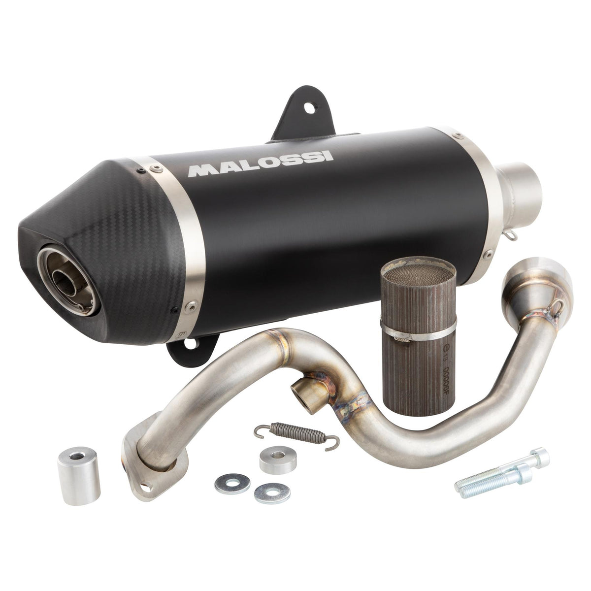 Auspuff Malossi RX Black mit Zulassung für Vespa GTS 125 IGET E4 Bj. 2017-19